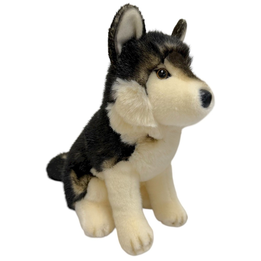 Vintage Douglas Atka Timber Wolf Realistic‎ Plush Toy Stuffed Animal 11"